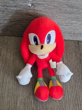 SEGA Sonic the Hedgehog CUTE LITTLE KNUCKLES 7" Plush STUFFED ANIMAL Toy
